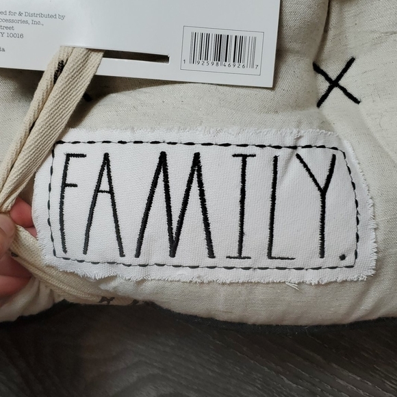 NWT Rae Dunn Set of Two Chair Cushions - Picture 3 of 6